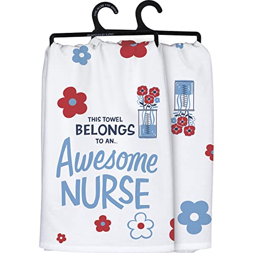 Primitives by Kathy 111079 Kitchen Towel Awesome Nurse, 28-inch