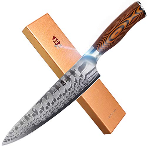 TUO Cutlery Damascus Chef&