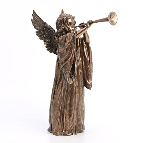 Unicorn Studios GN08443A1 Singing Angel with Trumpet Sculpture
