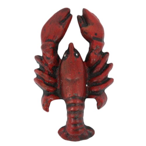 HomArt Red Cast Iron Lobster Bottle Opener