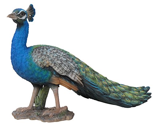 Hi Line Gift Ltd Peacock Statue, Small