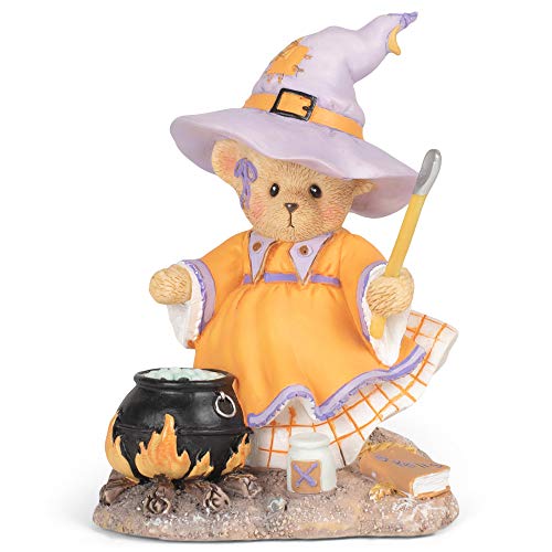 Roman 133482 Gretel Witch with Cauldron Halloween Figurine, 4 inch, Multicolor