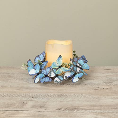 Gerson International Butterfly Candle Ring, 10-inch Diameter