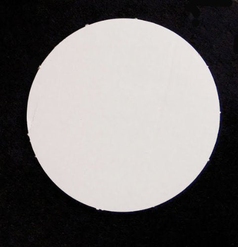 Hygloss Products Corrugated Shapes 6" Circles, 24 Count, White Piece