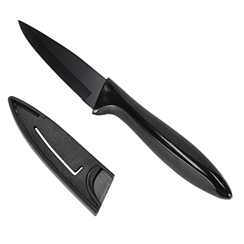 Chef Craft Premium Paring Knife, 11.5 inch, Black