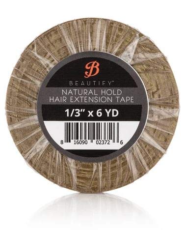 Walker Tape Natural Hold 6 yard Hair Extension Tape Roll by Walker (1/3" x 6 Y)
