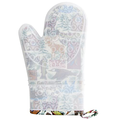 Two Lumps of Sugar Kitchen Silicone Mittens Pot Holder (Cabin Daddy)