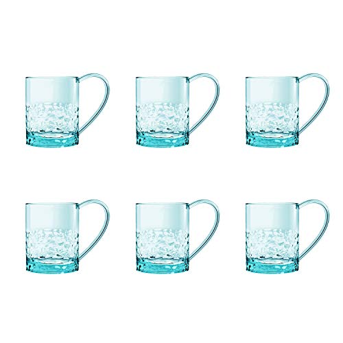 TarHong Cube Mule Mug, 11 oz, Premium Plastic, Set of 6