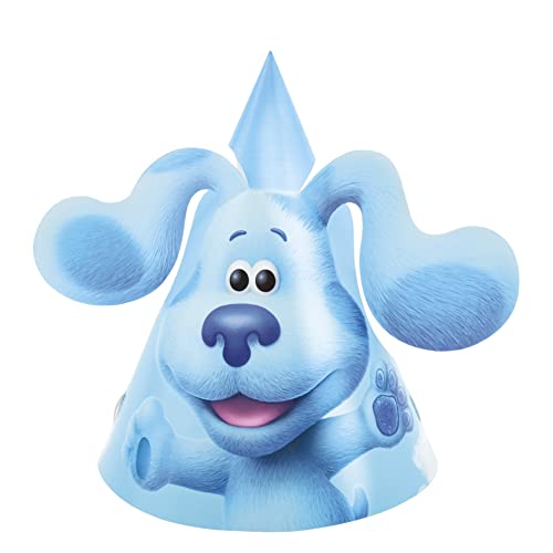 Unique Industries Unique Blue's Clues Party Hats with Pop-Out Ears - 8ct