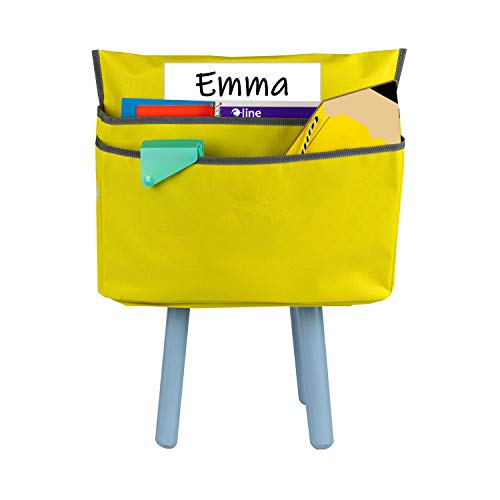 C-Line Small Chair Cubbie, 12", Sunny Yellow, 1/EA (10412)