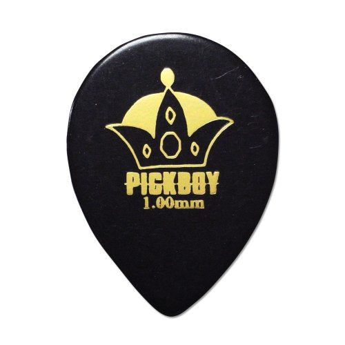 Osiamo Pickboy Med Jazz, Black w/Crown, Pik Pak, 1.00mm, 10 picks