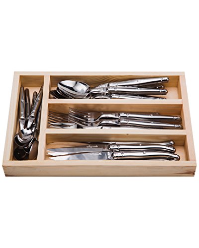 The French Farm Gilt Get Jean Dubost Laguiole 24Pc Flatware Set