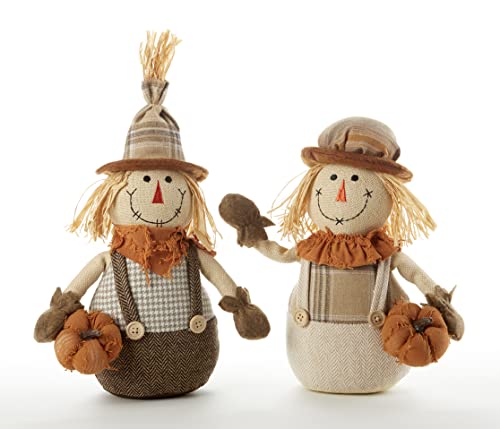 Delton Maple Scarecrow Stump, 2 Assortment