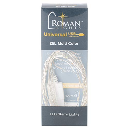 Roman 25L USB MULTI COLOR STARRY LIGHT SILVER WIRE
