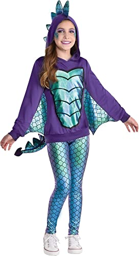 Amscan Girls Purple Mystical Dragon Costume | Small (4-6) | 2 Pcs.