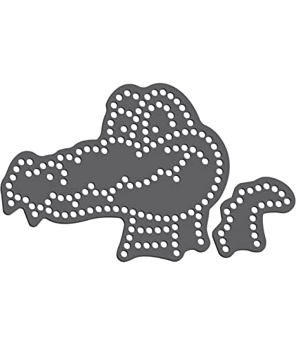 Rhinestone Genie Alligator Magnetic Rhinestone Template, Black