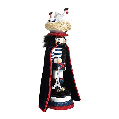 Kurt Adler 17.5-inch Hollywood Three French Hens Nutcracker