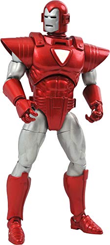 Diamond Comics DIAMOND SELECT TOYS Marvel Select: Silver Centurion Iron Man Action Figure, Multicolor