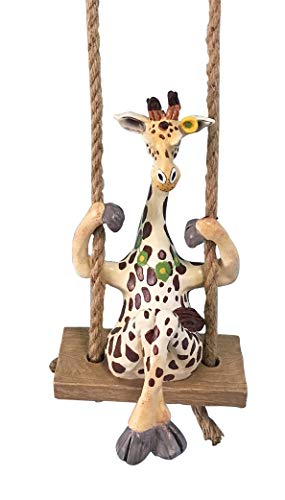 Blue Sky Clayworks Clayworkss Giraffe Garden Swinger, Multi
