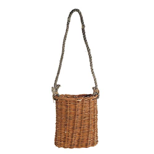 A&B Home 89115 Wicker Basket, Small, Brown