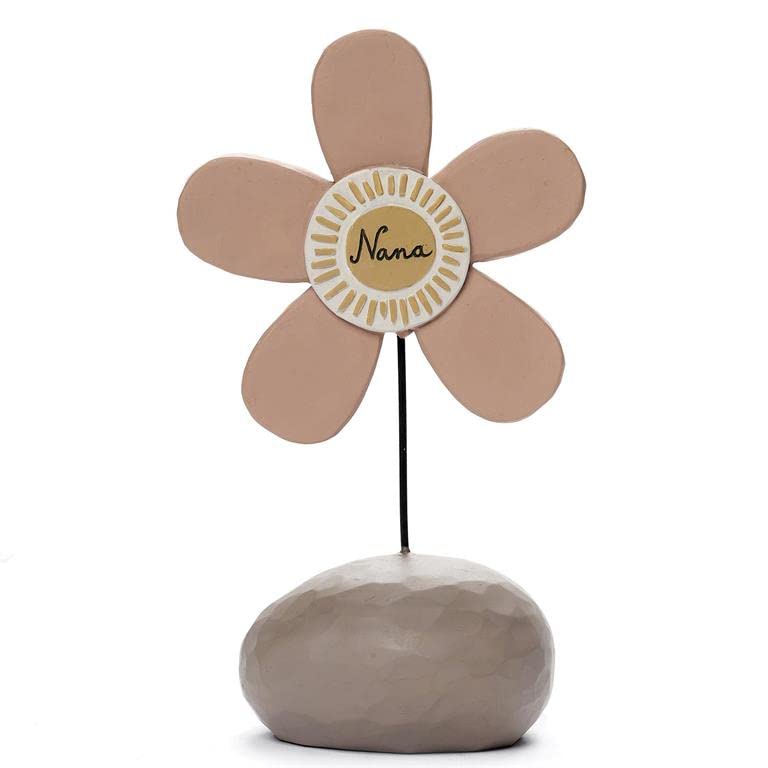 Blossom Bucket Nana Flower Bright Blessings Figurine, 5.25-inch Height, Resin