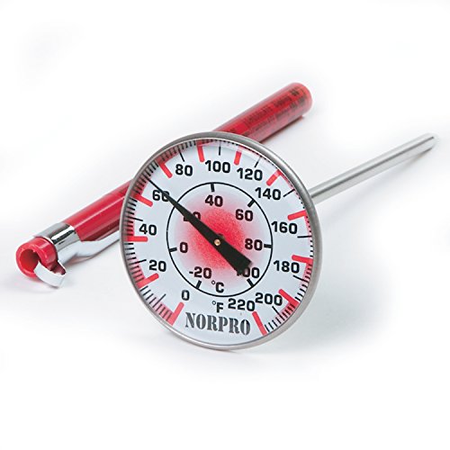 Norpro Instant Read Thermometer, One Size, Red