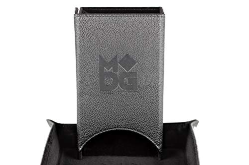Metallic Dice Games Store Fold Up Dice Tower, Black