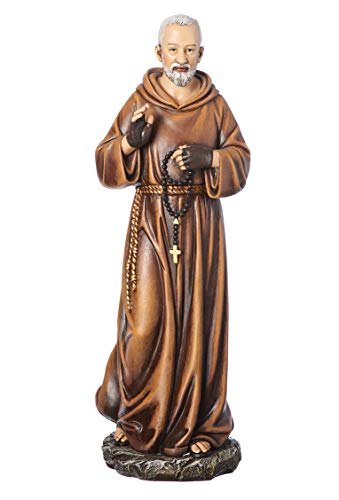 Roman 10.25"H PADRE PIO FIGURE