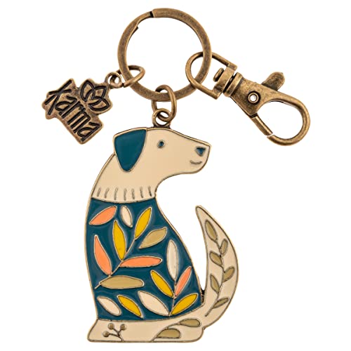 Karma Gifts, Womens Enamel Keychains, Dog