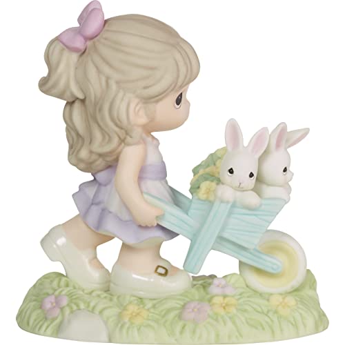 Precious Moments 222015 Wishing You Bunny Kisses and Springtime Wishes Porcelain Figurine
