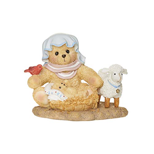 Roman 3.2 Inches Mary and Jesus Bear Cherish Teddie Figurine