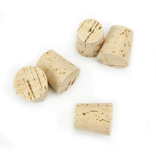 Hygloss Products Cork 5 Stoppers, 1.5" x1 3/8" x3/32, XL (