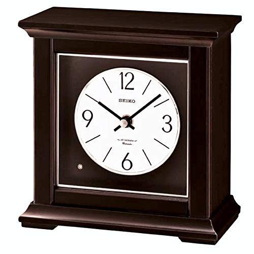 SEIKO Traditional Musical Desk/Table Clock - 7.25 in. Wide
