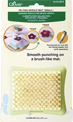 Clover 85397 Felting Needle Mat -Small-4-1/2 X3-3/4 X1-3/4