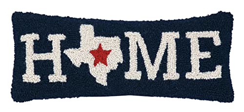 Peking Handicraft Home Texas Icon Polyfill Hook Throw Pillow, 20-inch Length, Home Decoration