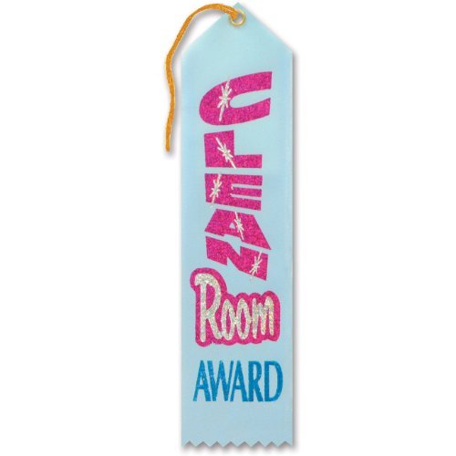 Beistle Clean Room Ribbon Award, Multicolor - 1pack