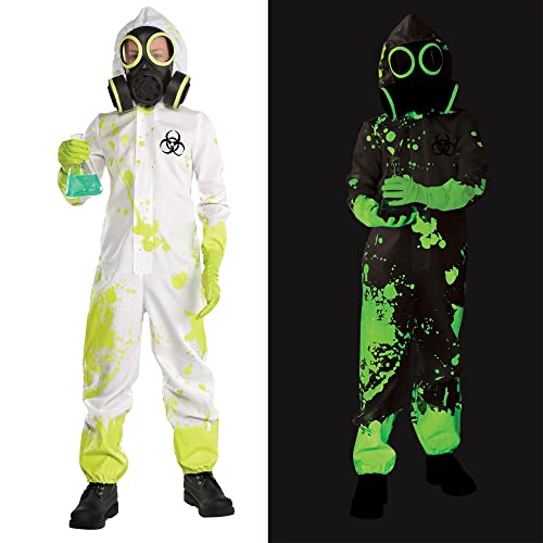 Amscan Glow Hazmat Costume | Cool Theme Outfit