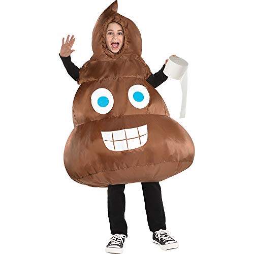 Inflatable Poop Icon Halloween Costume for Children, Medium, by Amscan