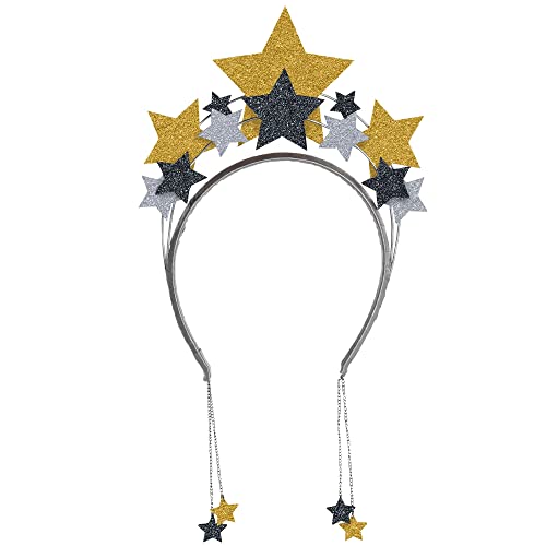 Amscan Dangling Star Headband - 13 1/2" x 9 1/2" | Multicolor | 1 Pc.