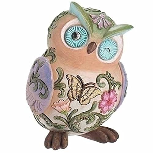 Roman 83381-6"H OWL FIGURE COLORFUL (12932) Home Decor Animal Figurines