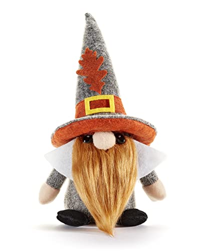 Giftcraft 474536 Pilgrim Gnome, 10 inch, Polyester, Plymouth