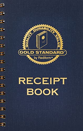 Rediform Gold Standard Money Receipt Book, 2.75" x 5", 225 Numbered Duplicates (8L829)