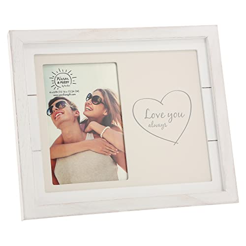 Pavilion - Love You Always MDF Photo Frame, Holds 4‚Äù x 6‚Äù Photo, Birthday Gifts For Women, Couples Love Picture Frame, Hanging/Tabletop Photo Frame, 1 Count, 10 x 8.5-inches Overall
