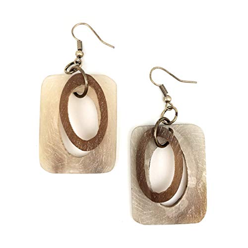 ANJU JEWELRY Omala Collection Up-Cycled Horn Earrings