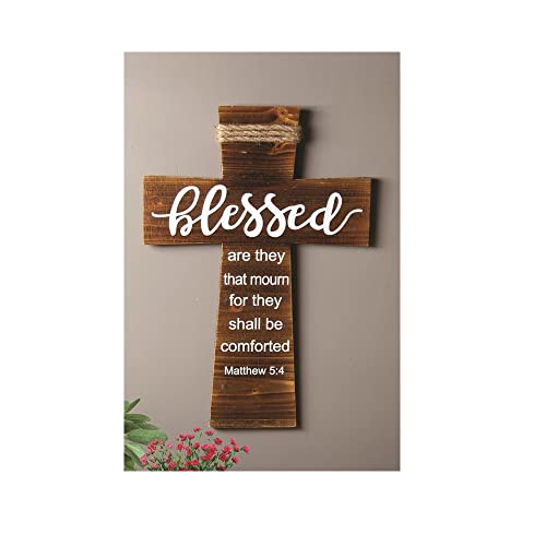 Manual IWWCBM Blessed are they that Mourn Wall Cross, Wood