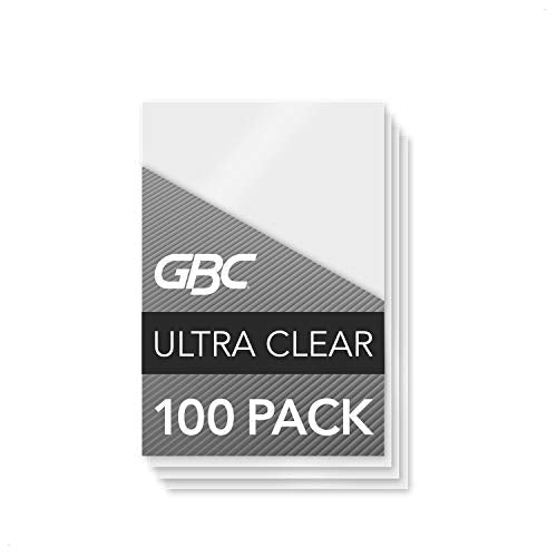 GBC Laminating Sheets, Self Adhesive Pouches, Horizontal ID Badge, 8 Mil,  SelfSeal, 10 Pack (3745686) 