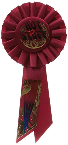 Beistle Hot Stuff Rosette, 31/4 by 61/2-Inch