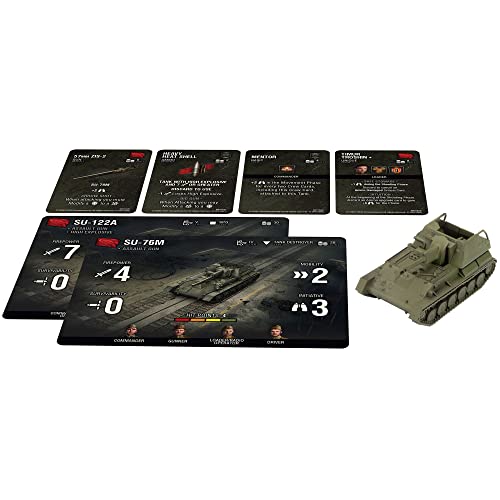 Gale Force Nine World of Tanks: Soviet SU-76M - Wave 8 Assault Gun Expansion, Miniatures Game