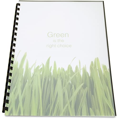ACCO (Office) Swingline GBC 100% Recycled Poly Binding Cover, 11"x8-1/2", Frost, Pack of 25 (25817)