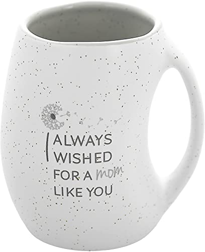 Pavilion - I Always Wished For A Mom Like You 16 ounce Large Coffee Cup - Hand Warmer Coffee Mug, Huggable Hand Warming Mug, Gift For Mom, Mothers Day Gift Ideas, 1 Count (Pack of 1) 3.75‚Äù x 3.75‚Äù